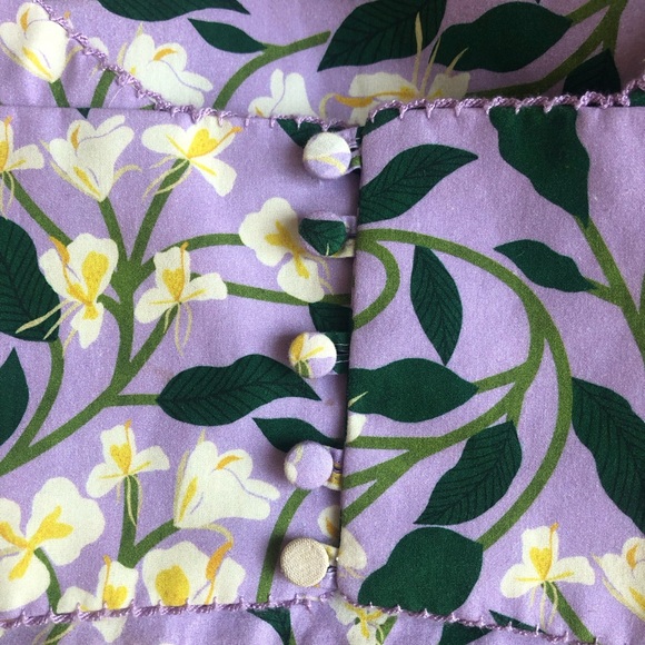 New: Agua by Agua Bendita Nova Lila Top. Size Large - Picture 12 of 16